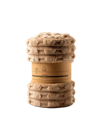 Wohndecke | Plaid Lucas Recycled Irish Cream - von LIVING Collection online kaufen bei LIVINGforme.