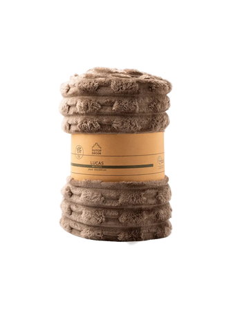 Wohndecke | Plaid Lucas Recycled Driftwood - von LIVING Collection online kaufen bei LIVINGforme.
