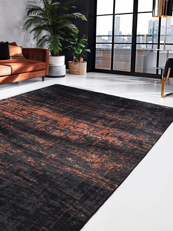 Mad Men Soho Copper Rechteckiger Designteppich | Art.-Nr. 8925