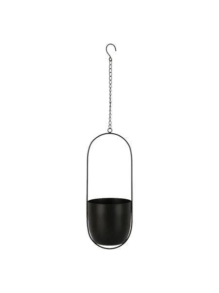 Celle Pflanzkübel Metall, schwarz Pflanzkübel Living Nordic