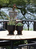 Fulda Blumentopf-Set Metall, schwarz Dekotopf Living Nordic