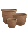 Kragholm Topf-Set Terrakotta, braun Dekotopf Living Nordic