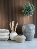 Capelo Dekotopf Terrakotta, grau Dekotopf Living Nordic