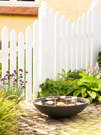 Fleuriste Blumentopf Light-Composite, dunkelgrau Dekotopf Living Nordic