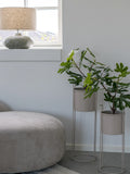 Rabo Blumentopf-Set Stahl, sand Dekotopf Living Nordic