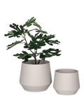 Trofa Blumentopf-Set Stahl, sand Dekotopf Living Nordic