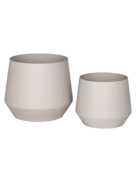Trofa Blumentopf-Set Stahl, sand Dekotopf Living Nordic