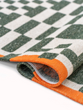 Teppich Rechteckig | Craft Chess Teppich Deep Green | Art.-Nr. 9339 - von Louis de Poortere online kaufen bei LIVINGforme.