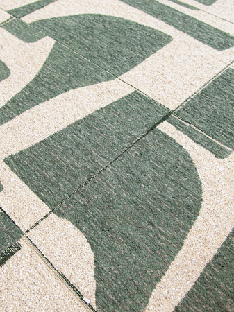 Runder Teppich | Craft Papercut Runder Teppich Sea Spray | Art.-Nr. 9361 - von Louis de Poortere online kaufen bei LIVINGforme.