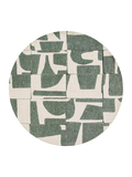 Runder Teppich | Craft Papercut Runder Teppich Sea Spray | Art.-Nr. 9361 - von Louis de Poortere online kaufen bei LIVINGforme.