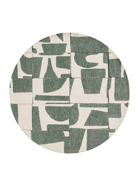 Runder Teppich | Craft Papercut Runder Teppich Sea Spray | Art.-Nr. 9361 - von Louis de Poortere online kaufen bei LIVINGforme.