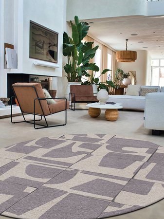 Runder Teppich | Craft Papercut String Runder Teppich | Art.-Nr. 9366 - von Louis de Poortere online kaufen bei LIVINGforme.