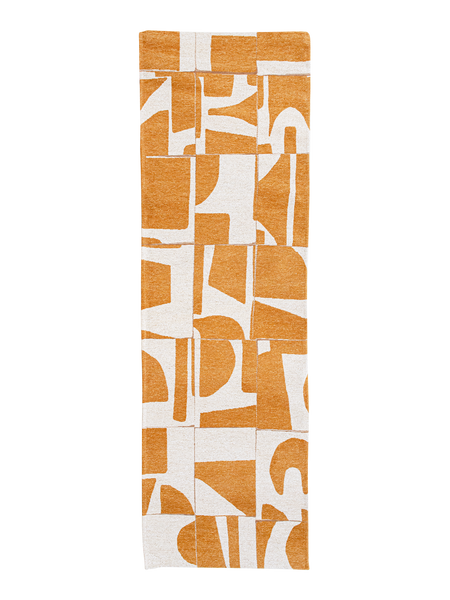Teppichläufer | Craft Papercut Läufer Curry | Art.-Nr. 9367 - von Louis de Poortere online kaufen bei LIVINGforme.