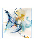 Leinwandbild Confidential Blue | Mixed Paintings