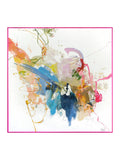Leinwandbild Confidential Pink | Mixed Paintings