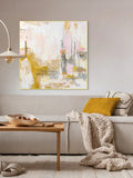 Leinwandbild New Age Yellow 1 | Mixed Paintings