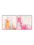 Leinwandbild New Age Pink 2+3 (2er-Set) | Mixed Paintings