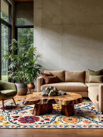 Teppiche | Antiquarian Suzani Teppich - Origine | Art.-Nr. 9728 - von Louis de Poortere online kaufen bei LIVINGforme.