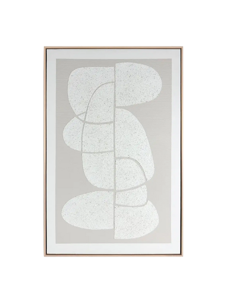 Reinders Abstract Ease – Layered Mixed Media Wandbild 78 x 118 cm Wandbild Reinders