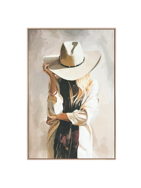 Reinders Relaxed Cowgirl – Textured Canvas Wandbild 78 x 118 cm Wandbild Reinders