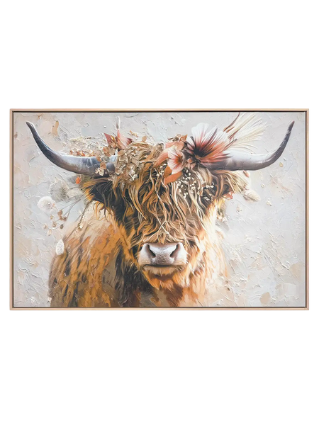Reinders Floral Highlander – Textured Canvas Wandbild 78 x 118 cm Wandbild Reinders
