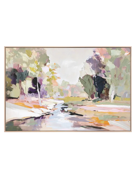 Reinders River Flow – Textured Canvas Wandbild 78 x 118 cm Wandbild Reinders