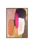 Reinders Urban Abstract Burgundy – Textured Canvas Abstract Wandbild 78 x 100 cm Wandbild Reinders