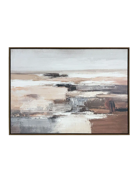 Reinders Abstract Terrain – Textured Canvas Abstract Wandbild 78 x 100 cm Wandbild Reinders