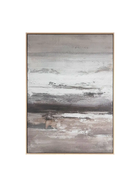 Reinders Horizon Depths – Textured Canvas Abstract Wandbild 78 x 100 cm Wandbild Reinders