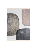 Reinders Raw Balance – Textured Canvas Abstract Wandbild 78 x 100 cm Wandbild Reinders