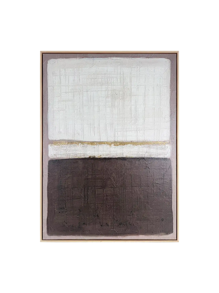 Reinders Fragmented Calm – Textured Canvas Abstract Wandbild 78 x 100 cm Wandbild Reinders