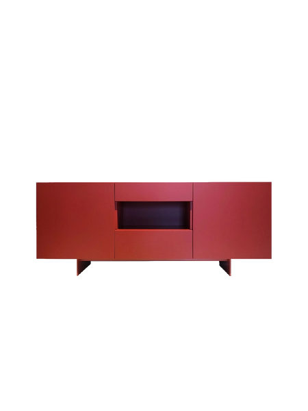 Sideboards und Kommoden | Sideboard | "Piacere" – Mattrot - von LIVING online kaufen bei LIVINGforme.