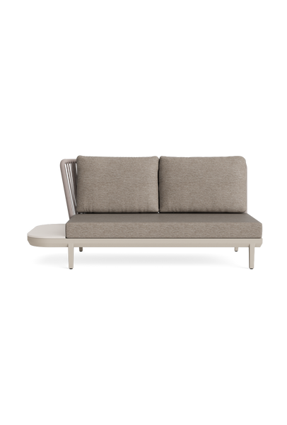 | Alpes Lounge Modul Bank rechts mit Tisch - von Life Outdoor Living online kaufen bei LIVINGforme.