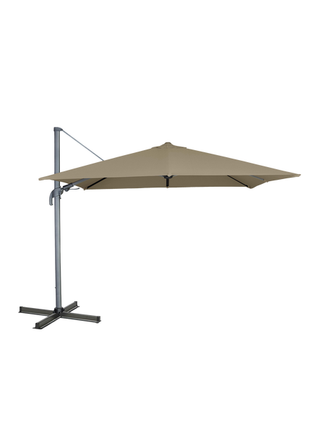 Ampelschirm | Ampelschirm Paros - taupe, 300x300 cm - von LIVING online kaufen bei LIVINGforme.