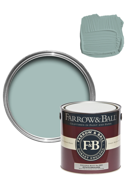 Wandfarbe - Ancona Blue No. 9805 Wandfarbe Farrow & Ball