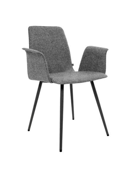 Armlehnstuhl | "Maverick" mit Armlehne - Picasso Grey Stuhl KFF