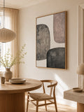 Reinders Raw Balance – Textured Canvas Abstract Wandbild 78 x 100 cm Wandbild Reinders