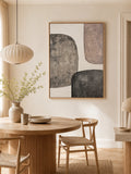 Reinders Raw Balance – Textured Canvas Abstract Wandbild 78 x 100 cm Wandbild Reinders