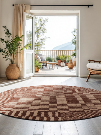 Runder Teppich | Berber Runder Teppich - Oasis von Louis de Poortere online kaufen bei LIVINGforme.