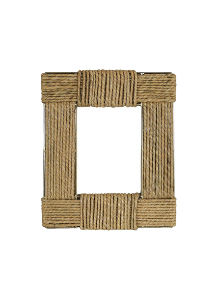 | Bilderrahmen | Braid aus Geflecht mit Gold - von LIVING online kaufen bei LIVINGforme.