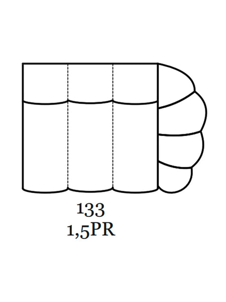 Wendy Sofa | "1,5-Sitzer Element mit 1 Armlehne rechts"