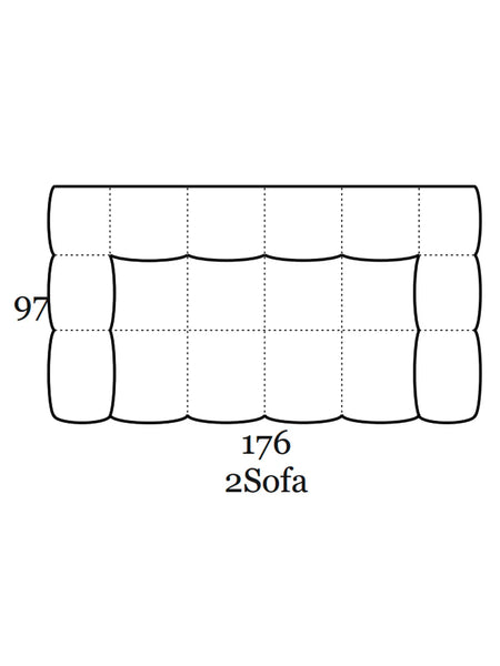 Kolle Sofa | "2-Sitzer Sofa"
