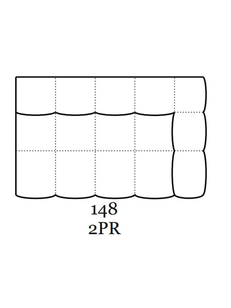 Kolle Sofa | "2-Sitzer Element mit 1 Armlehne rechts"