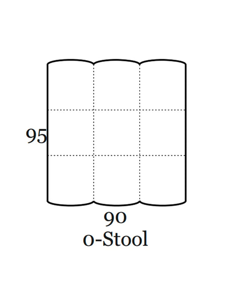 Kolle Sofa | "Hocker 90 x 95 cm"