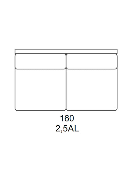Pura Sofa | "2,5-Sitzer Element ohne Armlehne"