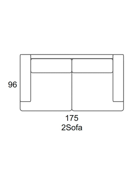 Pura Sofa | "2-Sitzer Sofa"