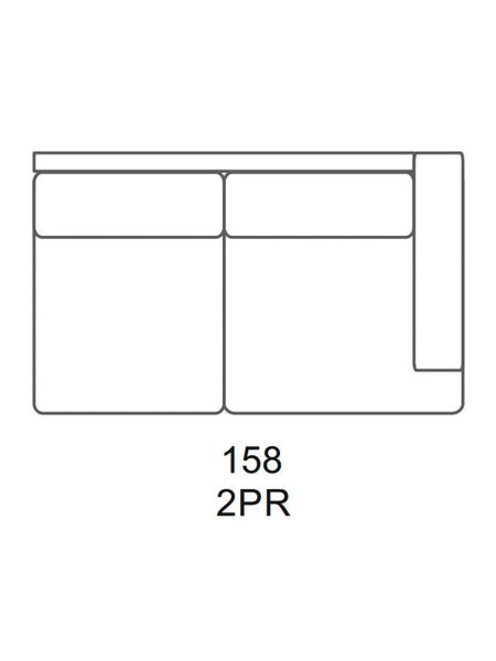 Pura Sofa | "2-Sitzer Element mit 1 Armlehne rechts"