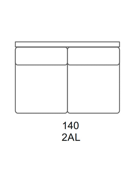 Pura Sofa | "2-Sitzer Element ohne Armlehne"