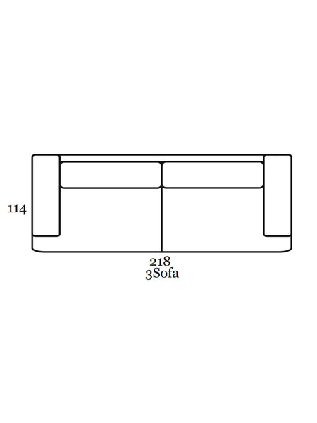 Mila Sofa | "3-Sitzer Sofa"
