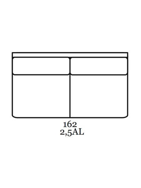 Mila Sofa | "2,5-Sitzer Element ohne Armlehne"